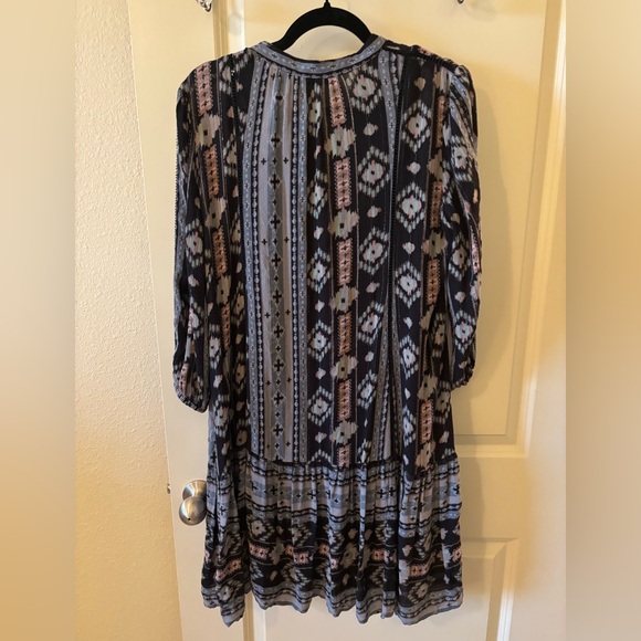 HOLDING HORSES Winter Moon Tunic Dress - Boho, western, tribal, artsy - Picture 4 of 8